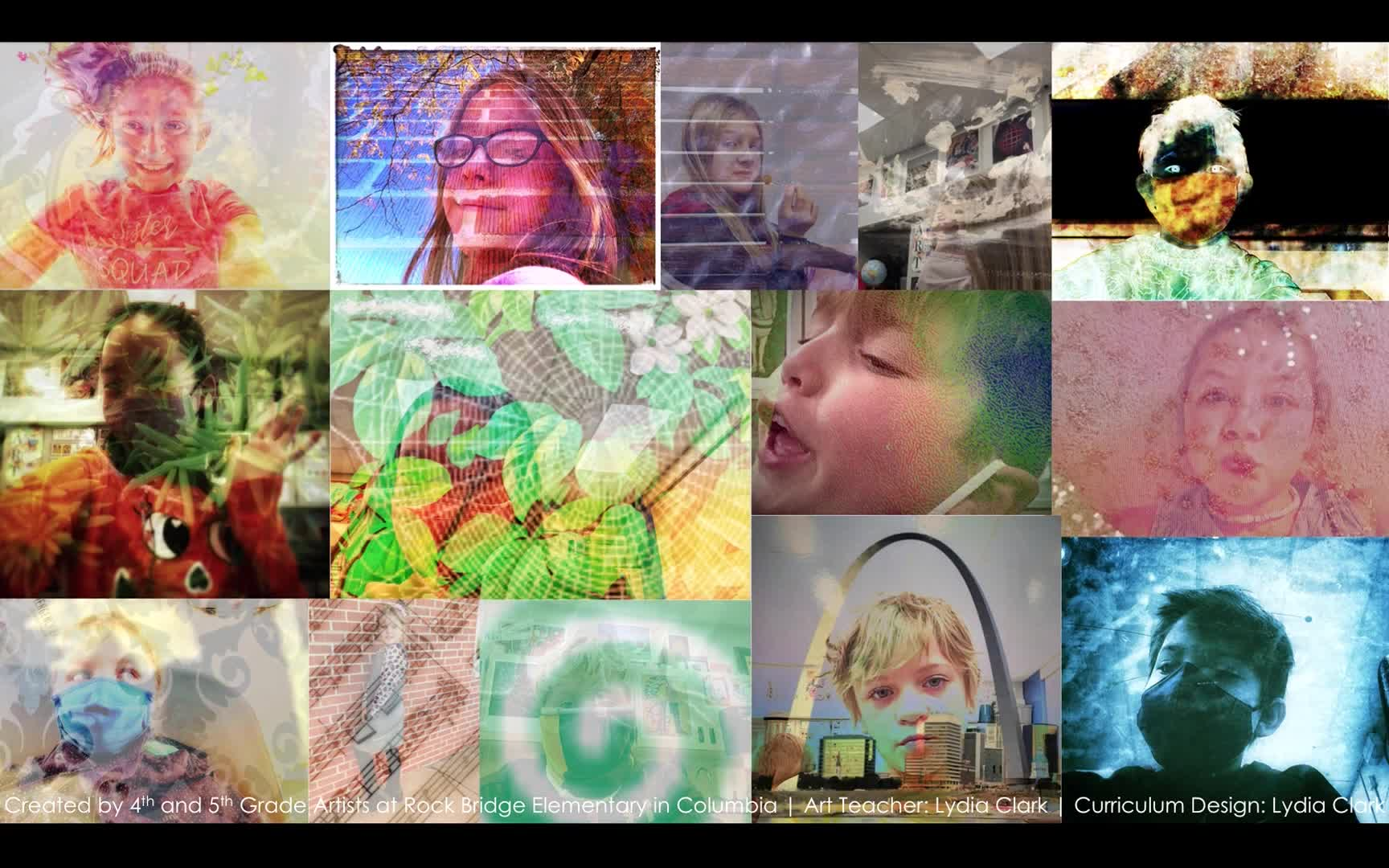 Thumbnail image for Visual Arts Self Portrait Collages